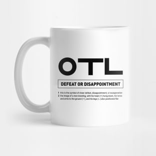 OTL Emoticon in Korean Slang Mug